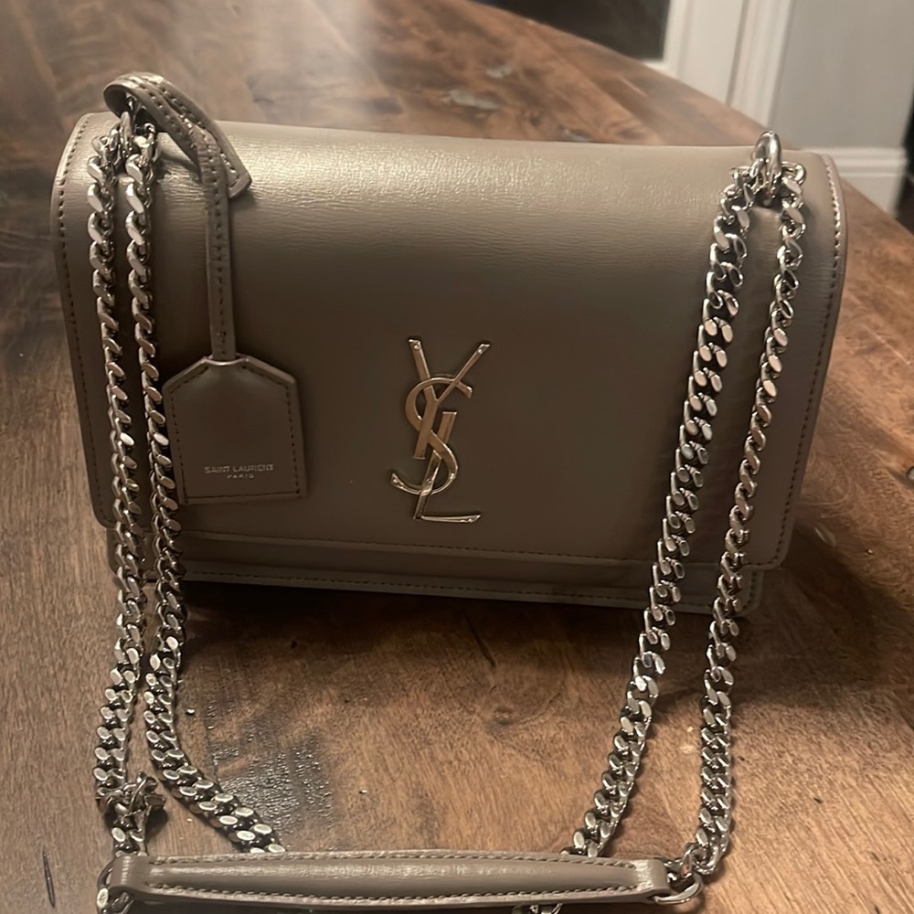 Saint Laurent shoulder bag gray